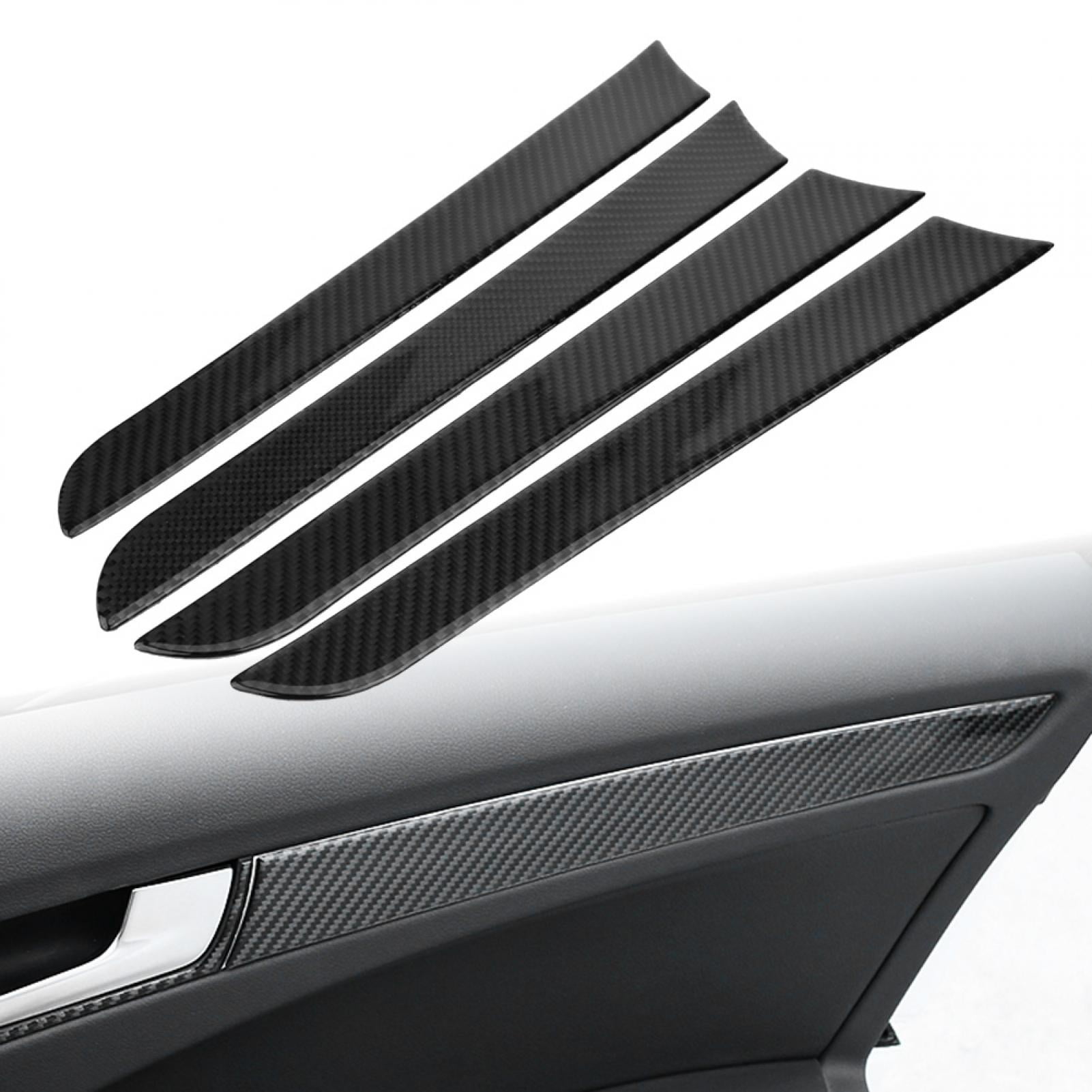 Door Side Frame, Seamless Fit Car Door Side Trim Black For Left Hand