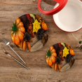 thumbnail image 2 of SKYSONIC Pumpkin Pine Cones Pot Holders Trivets, 2 Pcs Heat Resistant Trivets,Fall Autumn Cotton Thread Weave Mats for Hot Pads Pans Pot Bowl Teapot for Kitchen Decor, 2 of 7