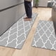 thumbnail image 5 of 2 Piezas de Alfombrillas de Cocina, Alfombrillas de Cocina Acolchadas para Suelo, Alfombrilla de Escritorio Antideslizante, Conjunto de Alfombrillas de Cocina Impermeables, Lavables para Suelo de Coci, 5 of 7