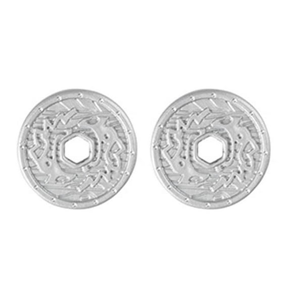 Replacement Parts for Fisher-Price Imaginext Royal Battering Ram Playset HCG48 - Replacement Two Silver Discs