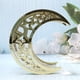 thumbnail image 3 of 4 colgantes huecos creativos colgantes de luna galvanizados para regalo (dorado), 3 of 5