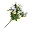 thumbnail image 4 of Ramo de flores artificiales, hojas de simulación, flores, decoración floral, hogar, boda, fiesta, planta falsa, azul Methold HA8310-04B, 4 of 6