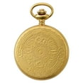 thumbnail image 4 of Men's Gold-Tone 17 Jewel Mechanical Covered Pocket Watch # GWC14036G, 4 of 5