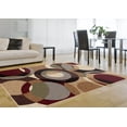 thumbnail image 3 of Tayse Festival Area Rug 8740 Multi Circles Rings 7' 10" x 10' 3" Rectangle, 3 of 3