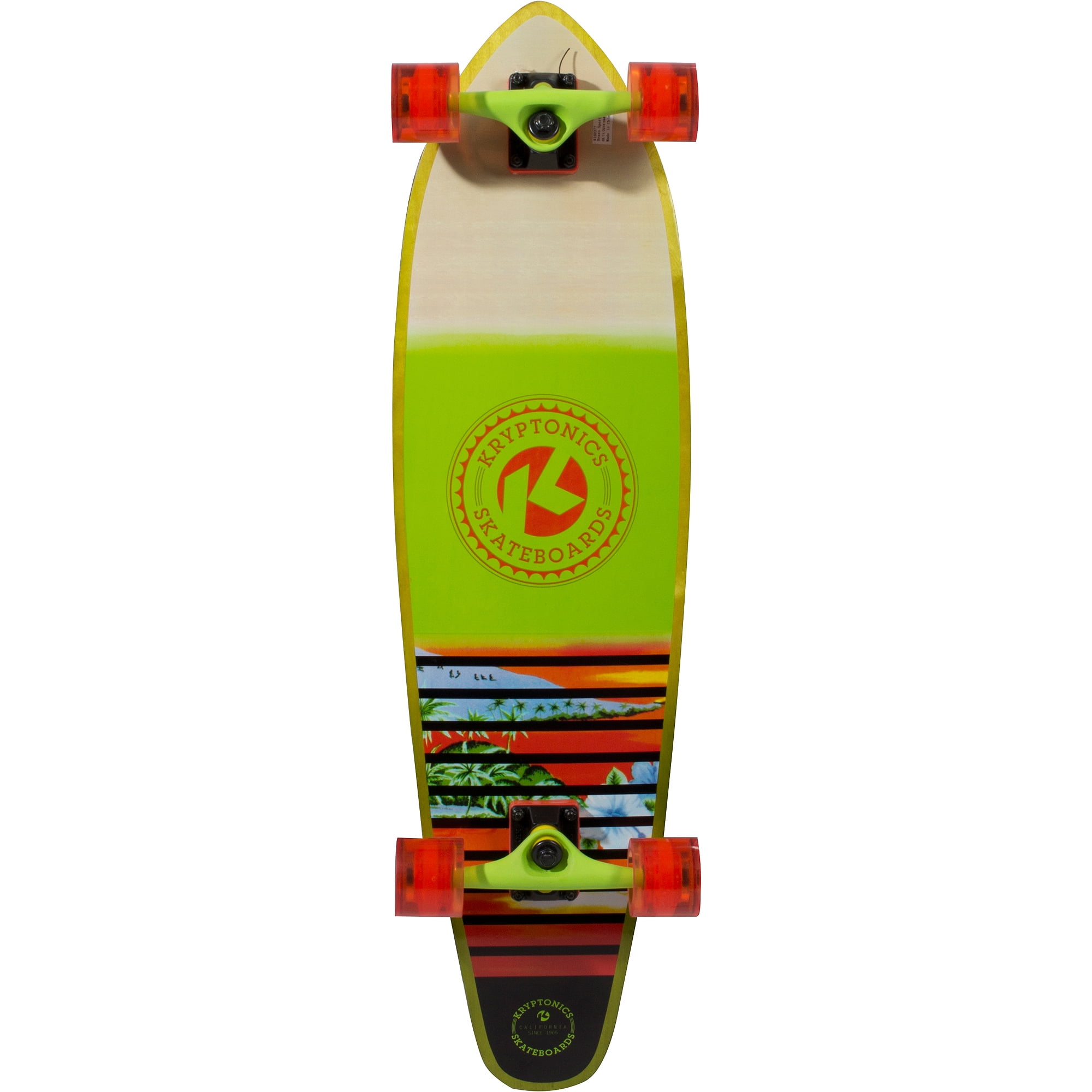 Kryptonics Swallowtial Longboard Complete Skateboard