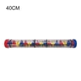 thumbnail image 4 of CAROOTU Rainbow Hourglasses Rainmaker Rain Stick Raindrop Sound Musical Toy for Kids Portable, 4 of 6