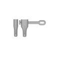 thumbnail image 1 of Portable Silicone AtoL/CtoL USB Charging Cable Cord Protective Cover for iPhone-Grey AtoL, 1 of 5