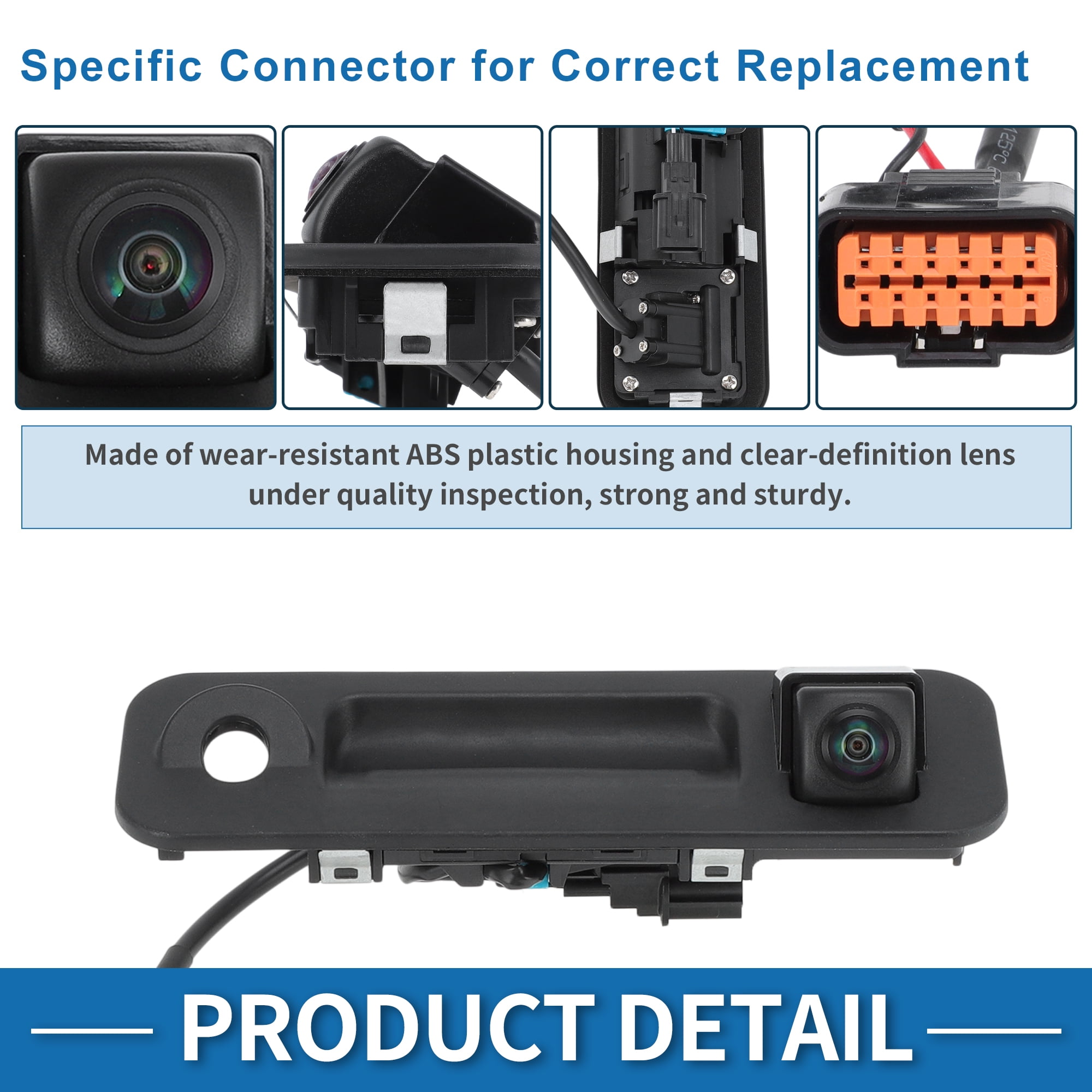 Unique Bargains Tailgate Handle Rear View Camera for Hyundai Sonata 2015 2016 2017