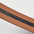 thumbnail image 6 of Mens Genuine Leather Ratchet Belts Adjustable Automatic Buckle Size 30-42 Brown, 6 of 7