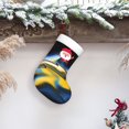 thumbnail image 1 of Calcetines navideños del equipo de fútbol Chargers, adornos navideños, adornos para árboles de Navidad, calcetines de regalo navideño, 1 of 8