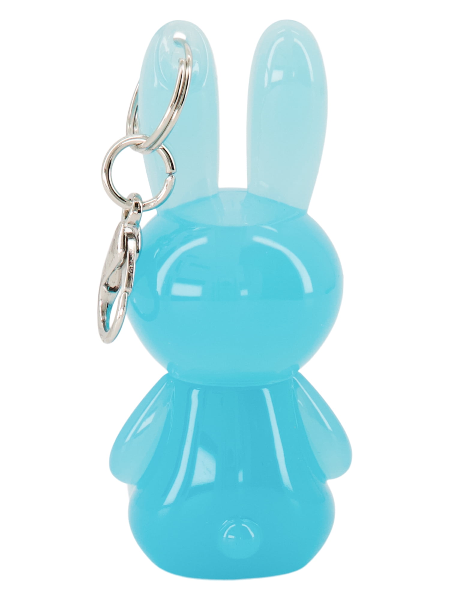 Claire's Lip Gloss Keychain - Jelly Blue Bunny