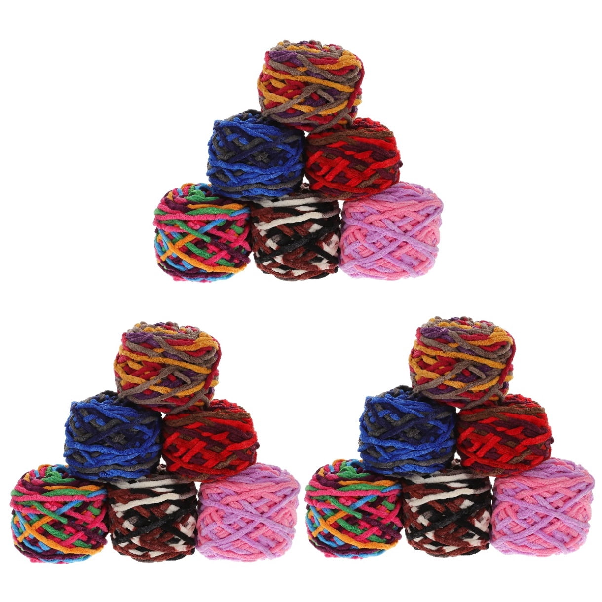 MLINS 18 Rolls Chunky Knitting Yarn for Crochet, Sweaters, Scarves, and Crafting Supplies, Soft Thick Crochet Thread