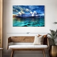 thumbnail image 3 of Elephant Stock Cozumel Ocean View Wall Art - Horizontal Canvas Wall Art - Living Room Wall Decor - Beach Canvas - Blue And Turquoise Decor - 45" x 30", 3 of 8