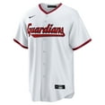 thumbnail image 2 of Men's Nike Shane Bieber White Cleveland Guardians Home Replica Jersey, 2 of 3