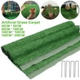 thumbnail image 3 of 1cm Grass Height High Density Realistic Artificial Turf Grass Carpet Synthetic Lawn Rug Garden Dcor, 3 of 5