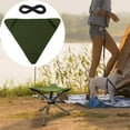 thumbnail image 4 of Tripod Stool Cloth Fishing Seat Fabric Canvas Lightweight for Hiking Green, 4 of 9