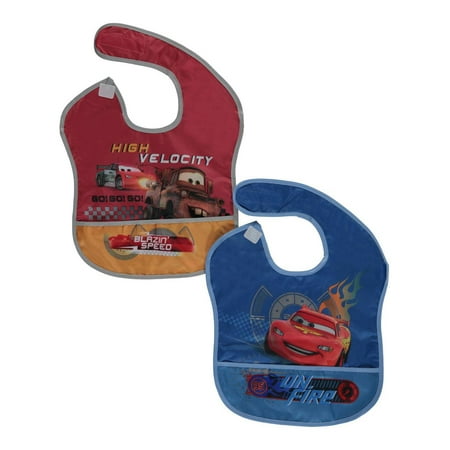 Disney Cars "On Fire" 2-Pack Waterproof Bibs