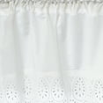 thumbnail image 5 of CHF Penny Eyelet 36" Tier Curtain, White, 5 of 5