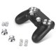 thumbnail image 3 of Thumbsticks Thumb Grip + D-pad Cromado Para Consola Sony PS4 Mod Kit, Color Rojo Sunnimix Tapa de la palanca de pulgar, 3 of 8
