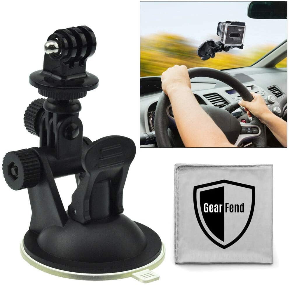GearFend Car Windshield Mount Holder for all Gopro and Sjcam Xiaoyi