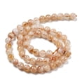 thumbnail image 3 of 10 strand Natural Citrine Beads Strands White Quartz Matrix Gemstone Round 6.5~7mm Hole: 0.7mm 59pcs/strand 15.28''(38.8cm), 3 of 5