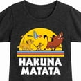 thumbnail image 3 of The Lion King - Hakuna Matata - Sunshine - Toddler & Youth Girls Short Sleeve Graphic T-Shirt, 3 of 5