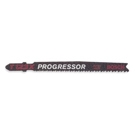 BOSCH T123X3 Jigsaw Blade,T-Shank,4 In. L,PK3
