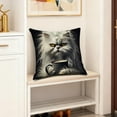 thumbnail image 6 of Neoyler Pillow Cases Cute Print Pillow Cover Machine Washable with Invisible Zipper Linen Feel Soft Long Lasting Fade Resistant Decorative Throw for Living Room Bedroom Patio Multicolor 17.7x17.7in, 6 of 6