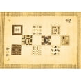 thumbnail image 1 of Ahgly Company Indoor Rectangle Solid Brown Modern Area Rugs, 2' x 4', 1 of 4