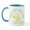 White/Blue Inside, variant on CafePress - Snoopy Soccer Mom Mugs - 11 oz Ceramic Mug - Novelty Coffee Tea Cup