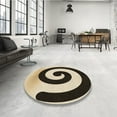 thumbnail image 4 of Ahgly Company Tapis Rectangulaire Lavable en Machine Intérieur Transitionnel Blond Doré Or, 2 Pieds x 4 Pieds, 4 of 7