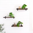 thumbnail image 3 of 3 Pack Mini Fake Potted Artificial Plants Faux Plants Indoor Farmhouse Greenery Decor for Shelf Bathroom Table Centerpiece Home Office Decoration A, 3 of 5