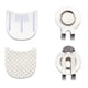 thumbnail image 2 of Marcador magnético de pelota de golf con clip para sombrero, herramienta para cortar divots, regalo para hombres, mujeres y niños golfistas. Linea blanca, 2 of 7