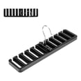 thumbnail image 4 of Scarf Rack Organizer, Plastic 10 Slot Tie Belt 10 Slot Belt Rack Organizer Wardrobe Space Organizer, For Wardrobe Closet, 4 of 8