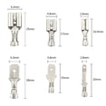 thumbnail image 3 of 270 terminales eléctricos, conector de cable conector en T, conectores de cable de pala macho hembra bloque de terminales de engarce con funda aislante 2,8 mm 4,8 mm, 3 of 5