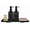 Black-Freestanding, variant on Kitchen Soap Dispenser Set - 17fl oz Glass Bottle, Stainless Steel Pump, Instant Dry Tray and Dish Brush for Bathroom, Office, Hotel, Modern Kitchen Decor & Accessories, Gold