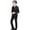 Black, variant on Boys' Suits Slim Fit 5 Pieces, Formal Suit Set for Wedding Teen Toddler Boy Dress Champagne,Sizes 4-16