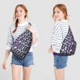 thumbnail image 4 of Funny Llama Face Sling Backpack - Cartoon Alpaca Print Crossbody Bag for Travel (Adorable Kawaii Design, Water-Resistant Shoulder Bag), 4 of 4