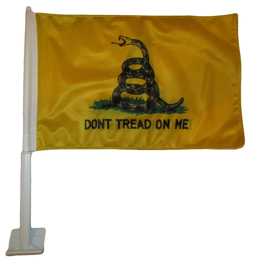 12x18 Gadsden Yellow Snake Rough Tex Knit Double Sided 12/"x18/" Car Vehicle Flag