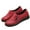Red, variant on LSLJS Fashion Women Solid Color Tie Buckle Soft Sole Outdoor Cloth Shoes Flat Shoes, Loafers Women Shoes, Gift for Women