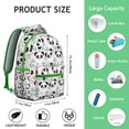 thumbnail image 6 of Panda Themed Travel Backpack - Durable School Bookbag for College, Large Capacity Water-Resistant Design, Comfortable for Commuting, 6 of 6