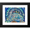 thumbnail image 2 of Wladimir Baranoff-Rossiné 24x19 Black Modern Framed Museum Art Print Titled - Adam Eve (1910), 2 of 5