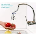 thumbnail image 4 of Kitchen Sink Faucet Spray Head, 360° Rotating Splash Proof Faucet Extension with Hose, Best Faucet Filter and Water Saving, 4 of 5