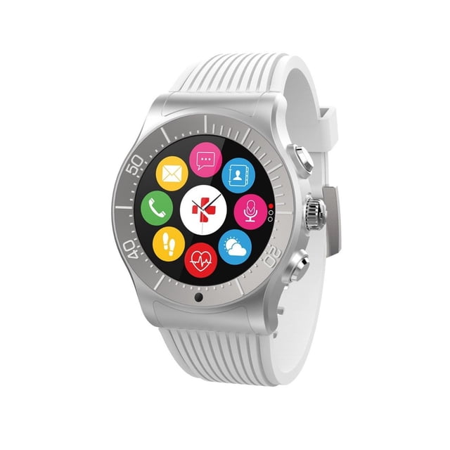 Reloj Inteligente MyKronoz ZeSport Plata/Blanco