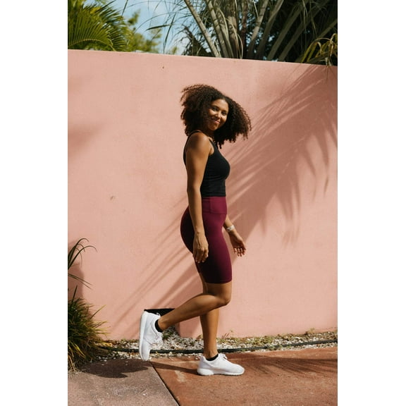 Ann Biker Short- Vintage Violet