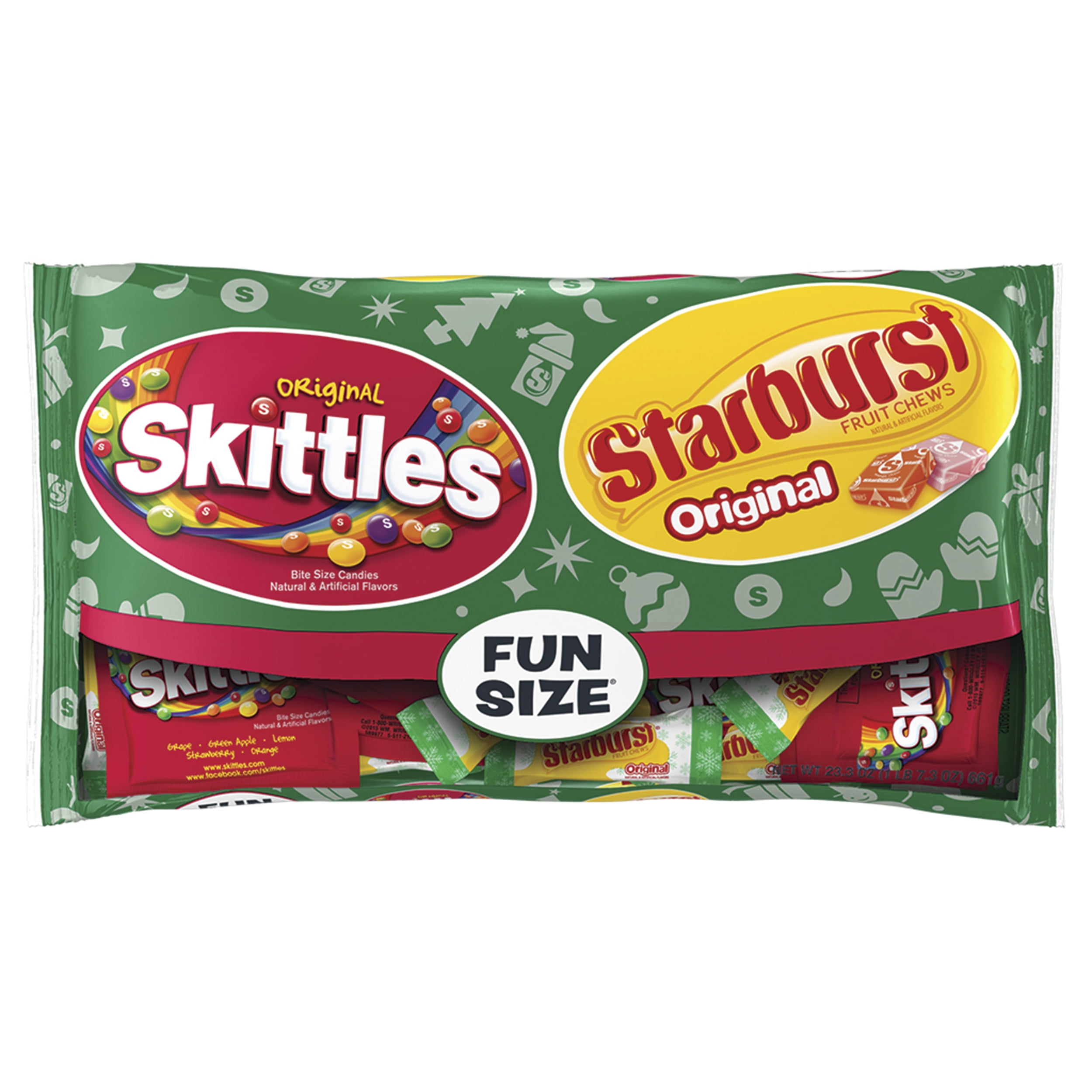 Skittles & Starburst, Assorted Christmas Candy, 6.5 Oz Christmas Candy Walmart