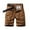 Coffee, variant on lcziwo Men's Cargo Shorts for Work Outdoor Hiking Beach Shorts Stretch Waist Buttoned Cotton Shorts with Zipper Pockets Casual 2025 Coffee,XXL