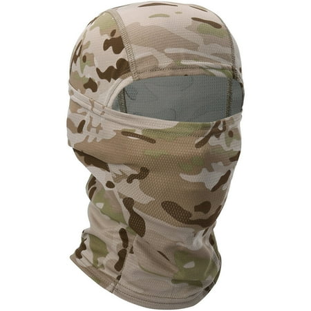 Balaclava Face Mask for Men Women UV Protection Ski Sun Hood Tactical Camo Cover