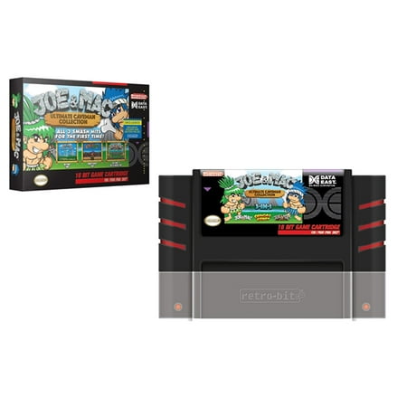 Data East RetroBit 3in1 Joe & Mac Ultimate Caveman Collection SNES Cartridge