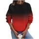 thumbnail image 2 of Xuyuer Women's Valentines Day Tops Casual Crewneck Funny Graphic Long Sleeve Shirts Cute Loose Fit Lightweight Dressy Sweatshirt, 2 of 5